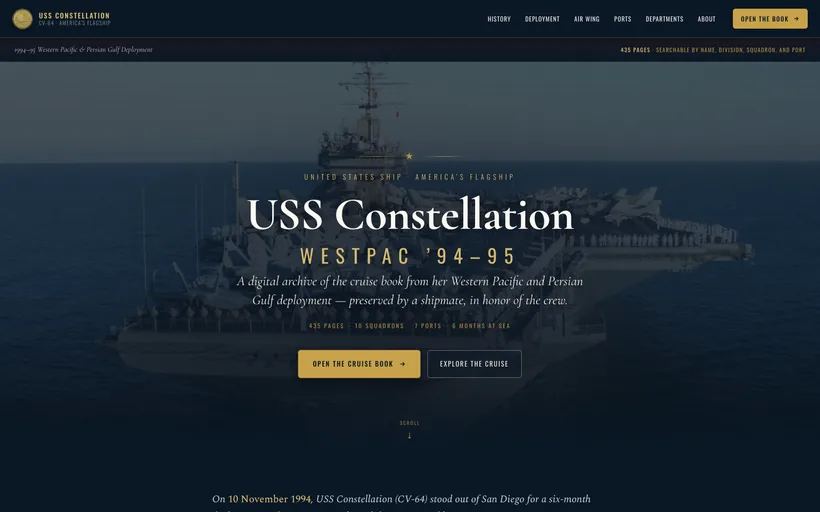Connie Westpac 1994 website screenshot