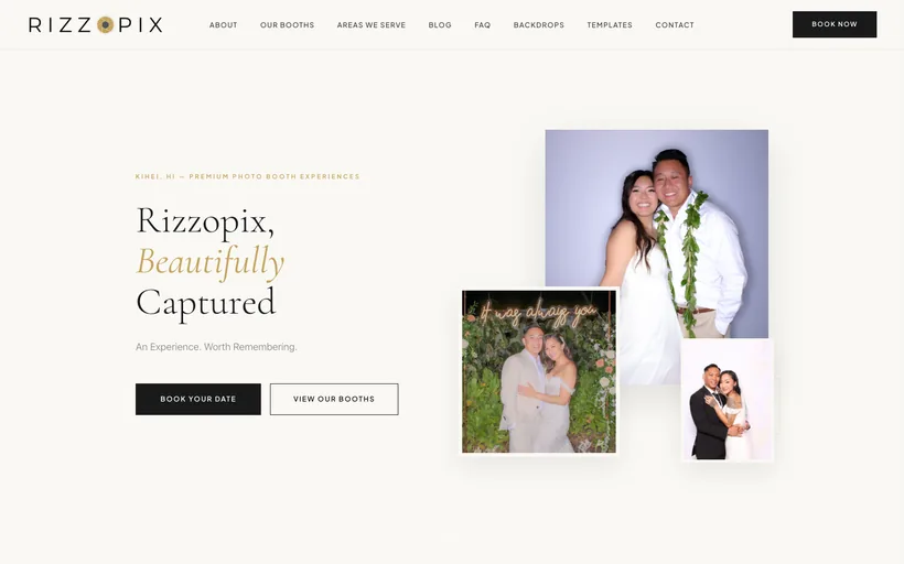 Rizzo Pix website screenshot