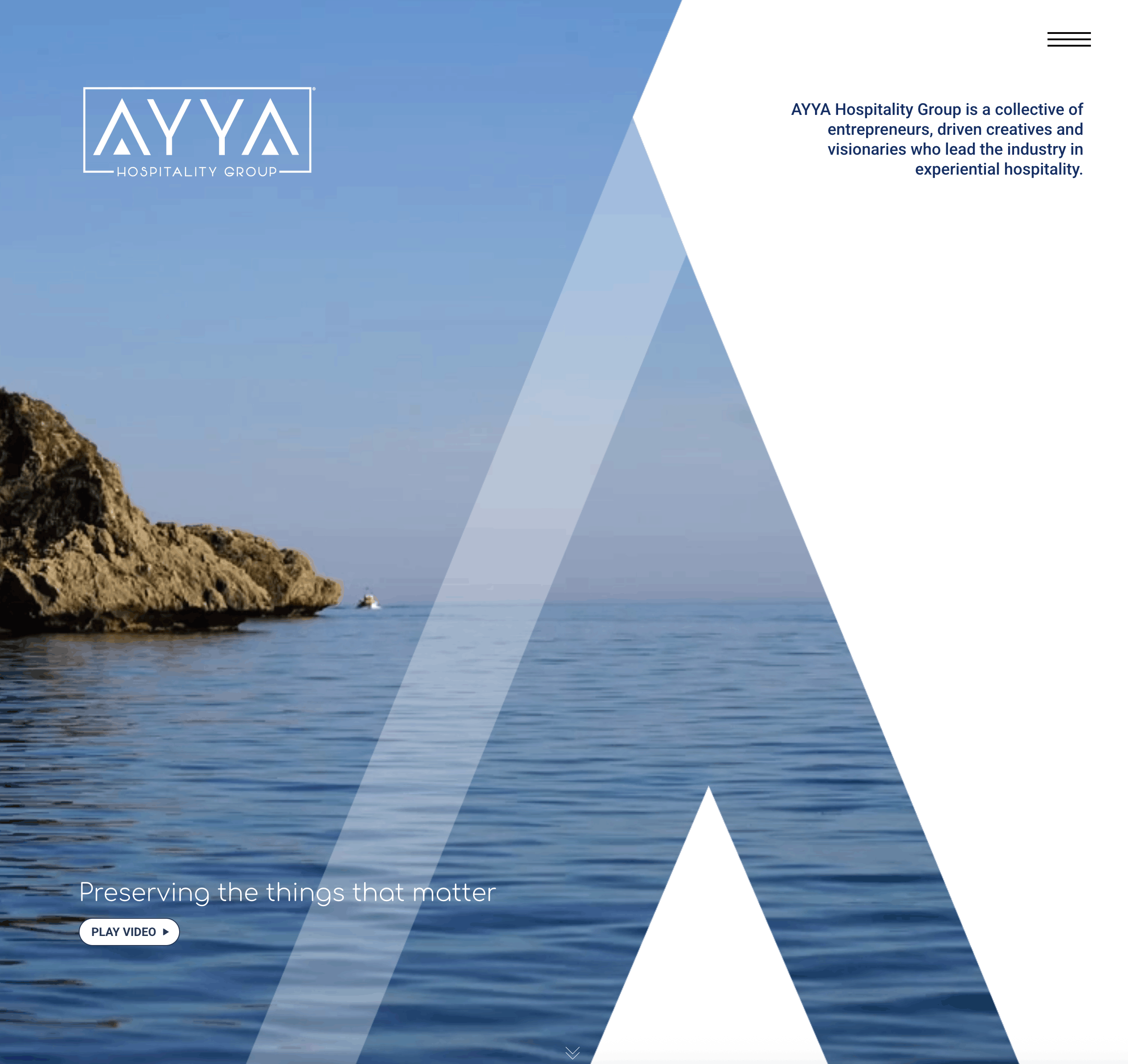 AYYA Hospitality Group website